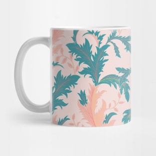 Pretty Elegant Acanthus Leaves Mug